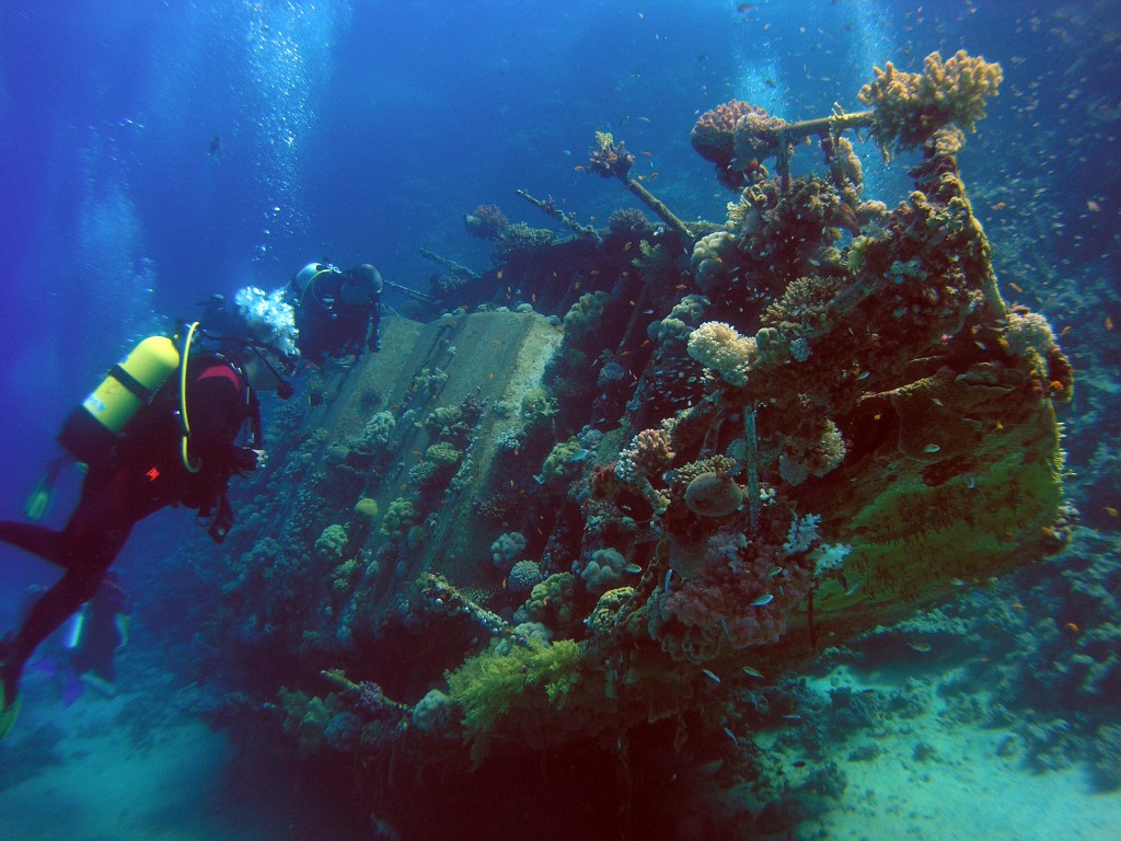 Scuba diving on shipwrecks near Pelee Island, Lake Erie, Ontario